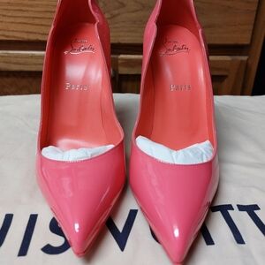 Christian Louboutin Vibrant Pink Patent Heels